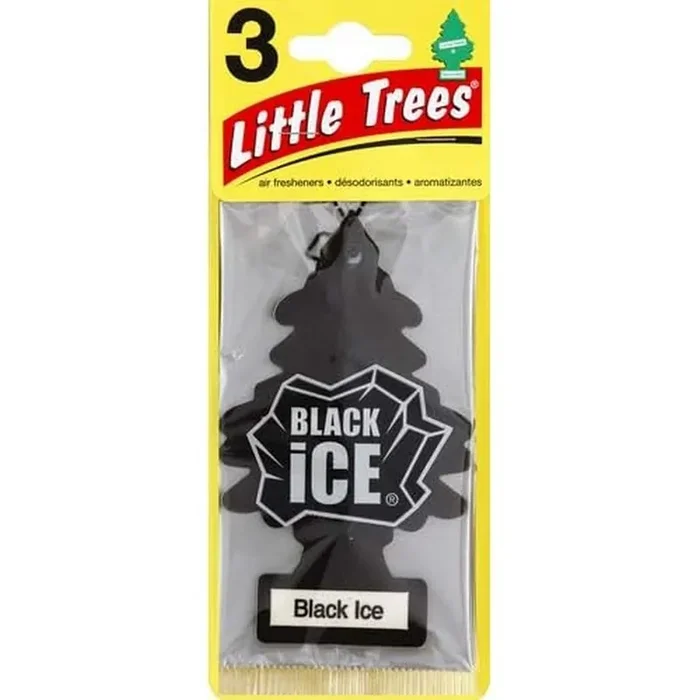 Little Trees – U3S-32055 , Air Freshner, Black Ice, 3 Count