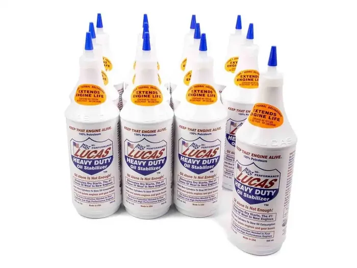 Lucas Oil Lucas 10001-12Pk Heavy Duty Oil Stabilizer – 32 Oz., (Pack Of 12)
