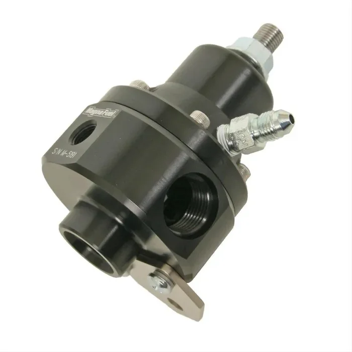 MagnaFuel MP-9925-B-BLK Two-port EFI Reg. w/ 1 1 Boost Reference (Black)