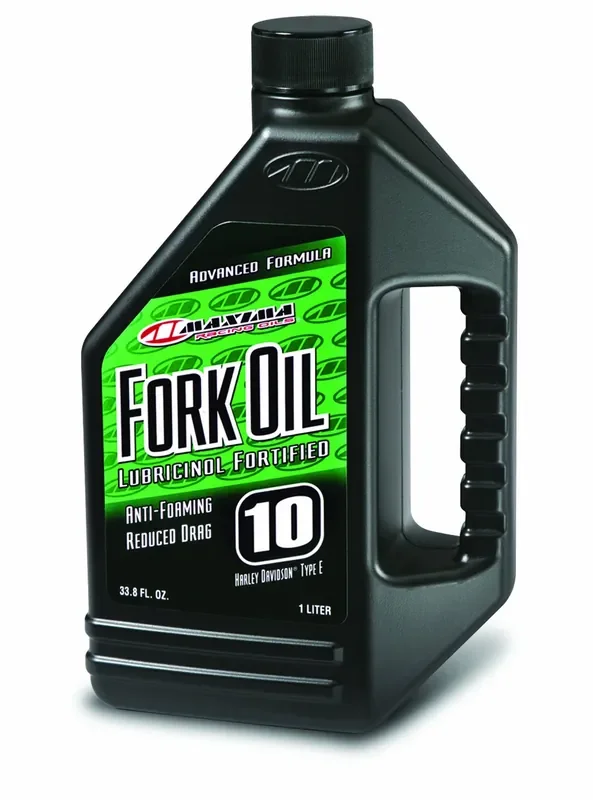 Maxima Racing Oils 55901-2Pk Fork Oil Standard Hydraulic 10W 1L Bottle, 2-Pack