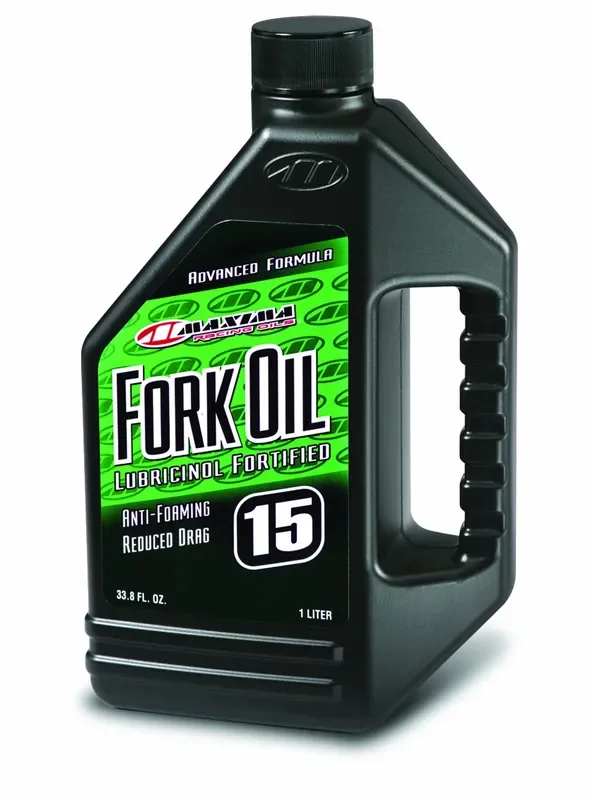 Maxima Racing Oils 56901-4Pk Fork Oil Standard Hydraulic 15W 1L Bottle, 4-Pack