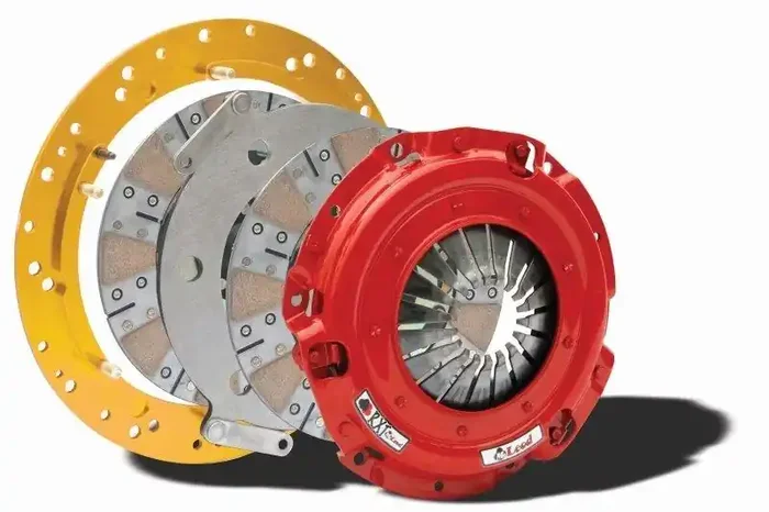 Mcleod Racing 6932-07 RXT Twin Disc Clutch Kit with Lethal Performance Lightened Steel Flywheel Combo Package – 26 Spline (1996-2004 Mustang Cobra / Mach 1 / 1999-Mid 2001 GT / 2007-2009 Shelby GT500)