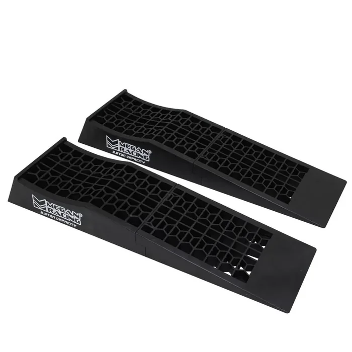 Megan Racing 2Pcs Universal Low Profile Drive-On Detachable Auto Service Ramp