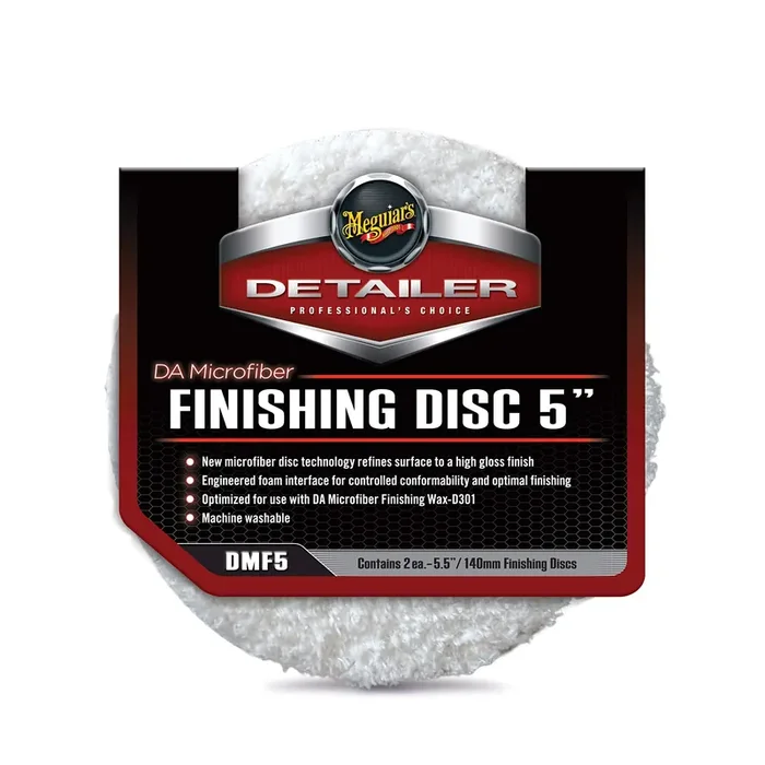 Meguiar‘S Da Microfiber Finishing Disc Dmf5 – 5‘‘ Microfiber Finishing Disc For Waxing With A Variable Dual Action Polisher, Use