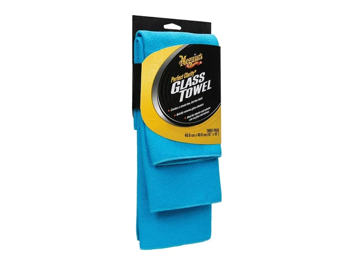 Meguiar‘S X190300 Perfect Clarity Glass Towels, Streak Free And Lint Free Finish – 3 Pack