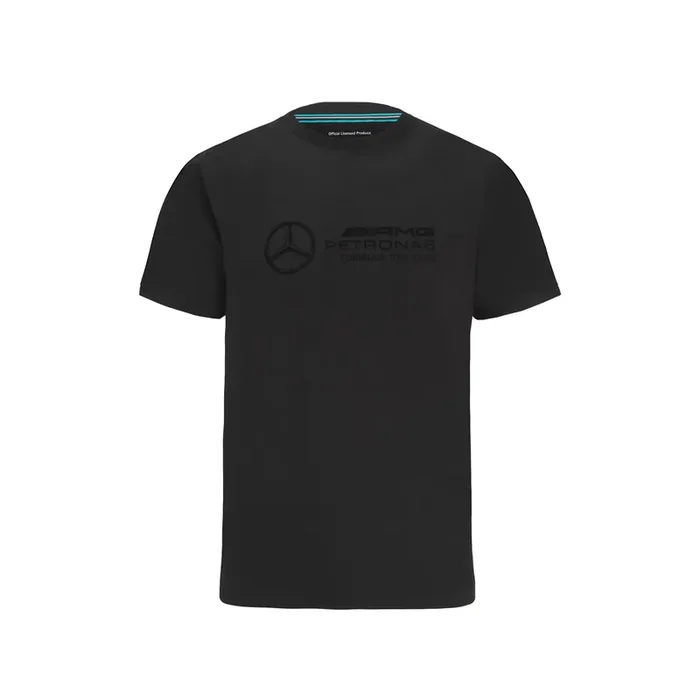 Mercedes Amg Petronas Formula One Team – Official Formula 1 Merchandise – Large Logo T-Shirt – Black – Xl