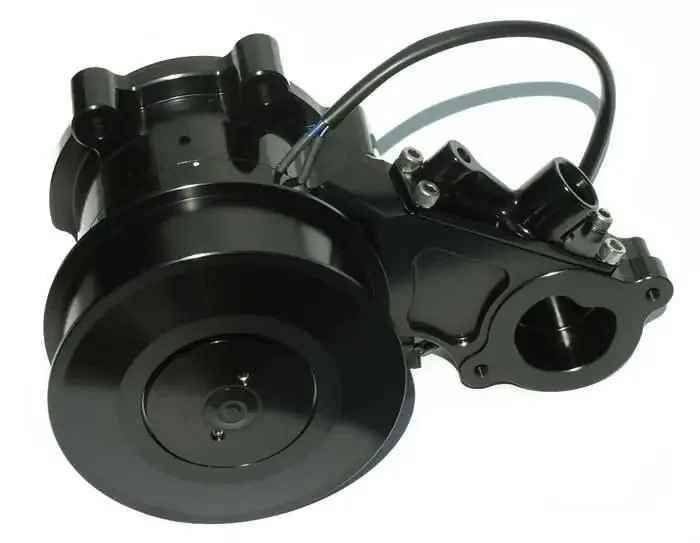 Meziere 5.0L Coyote 55 GPM Electric Water Pump (10 Rib Idler Pulley)
