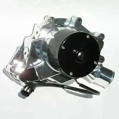 Meziere 86-93 Mustang 5.0L 55GPM Electric Water Pump – No Idler (Polished)