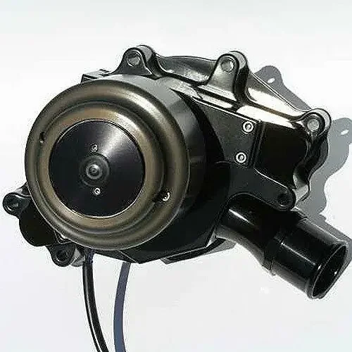 Meziere 86-93 Mustang 5.0L 55GPM Electric Water Pump – With Idler (Black)