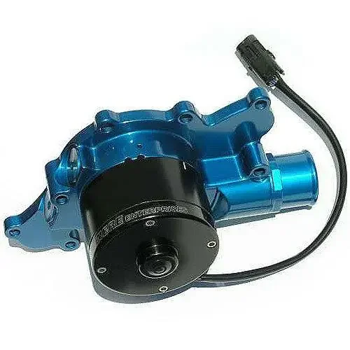 Meziere 94-95 Mustang 5.0L 55GPM Electric Water Pump – No Idler (Blue)