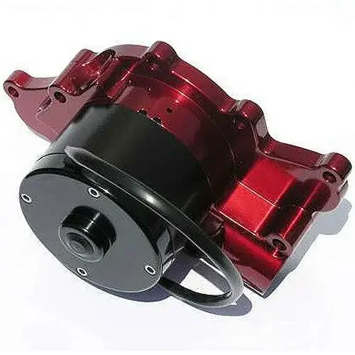 Meziere 94-95 Mustang 5.0L 55GPM Electric Water Pump – No Idler (Red)