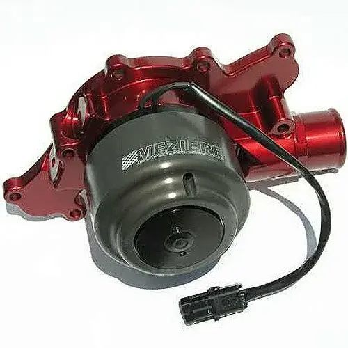 Meziere 94-95 Mustang 5.0L 55GPM Street Electric Water Pump – With Idler (Red)
