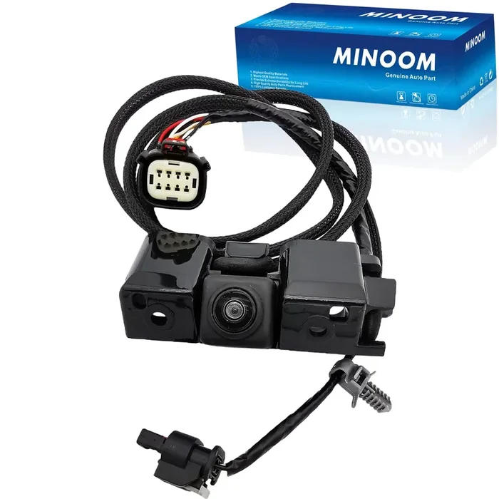 Minoom 84062896 Backup Camera 8-Pin Rear View Tailgate Parking Camera Replacement For Chev-Y Silverado G-M-C Sierra 1500 2500 35