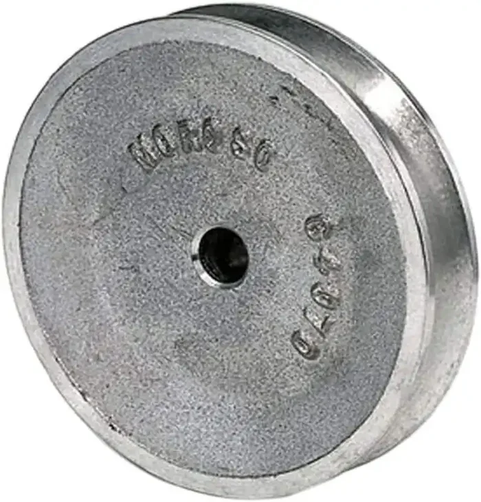 Moroso 64070 Cast Aluminum Single Groove Crankshaft Pulley (SBC, Short Water Pump)