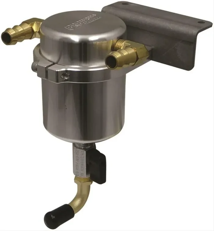 Moroso 85532 Large Body Air-Oil Separator (15+ Dodge Challenger/Charger Hellcat)