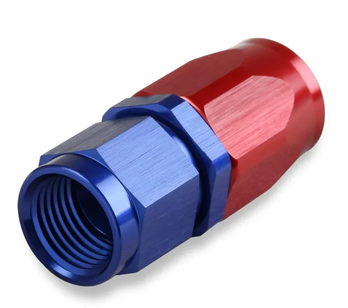 Mr. Gasket 220110 ST. SWIVEL HOSE END -10 RED/BLUE