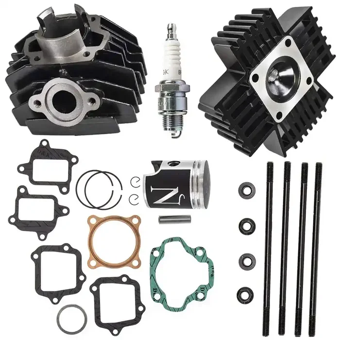 Niche 80Cc Engine Cylinder Head Namura Piston Gasket Top End Kit For Yamaha Pw80 Big Wheel 21W-11111-00-00 3E5-11631-00-97