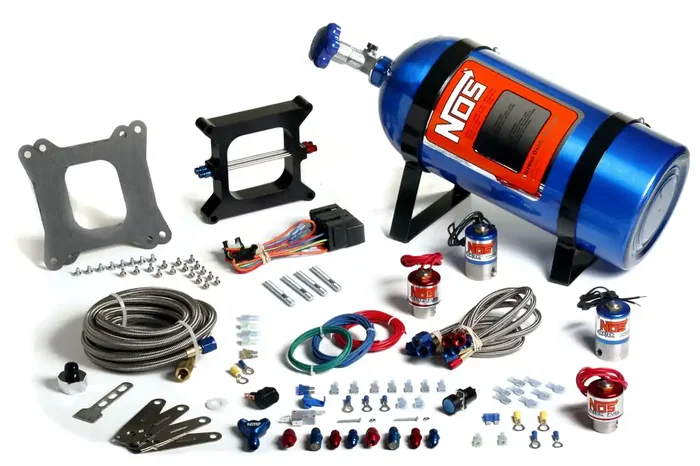 NOS 02301NOS PRO 2 STAGE V8 HOLLEY 4BBL W/10 BOTTLE