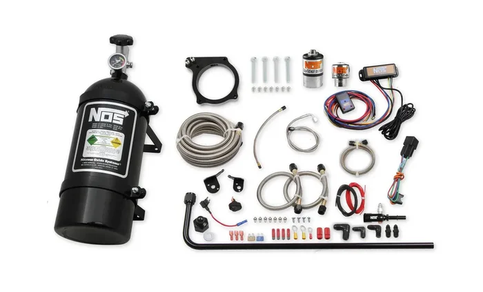 NOS 05210BNOS Wet Plate Nitrous System with 10lb Black Bottle (2015-2020 6.2L Hellcat / Trackhawk)