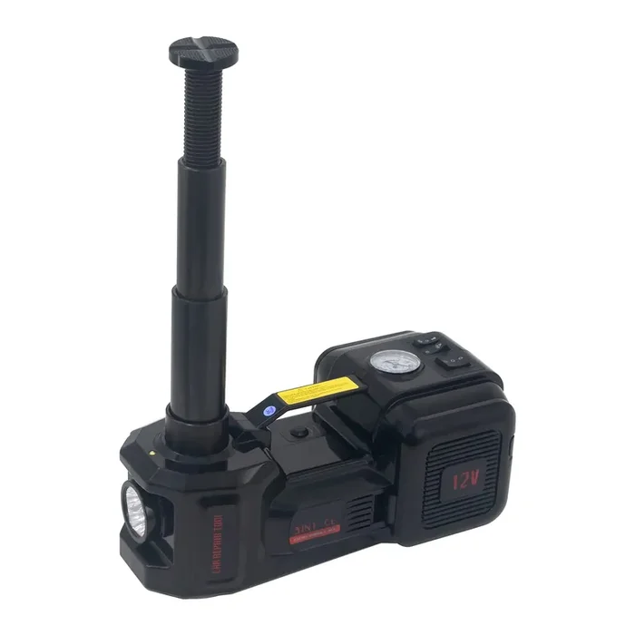 Nthpower Electric Car Jack 5Ton 12V Car Jack Hydraulic (Lifting Range 6.1~17.7 Inch) With Inflator Portable Electric Jack For C