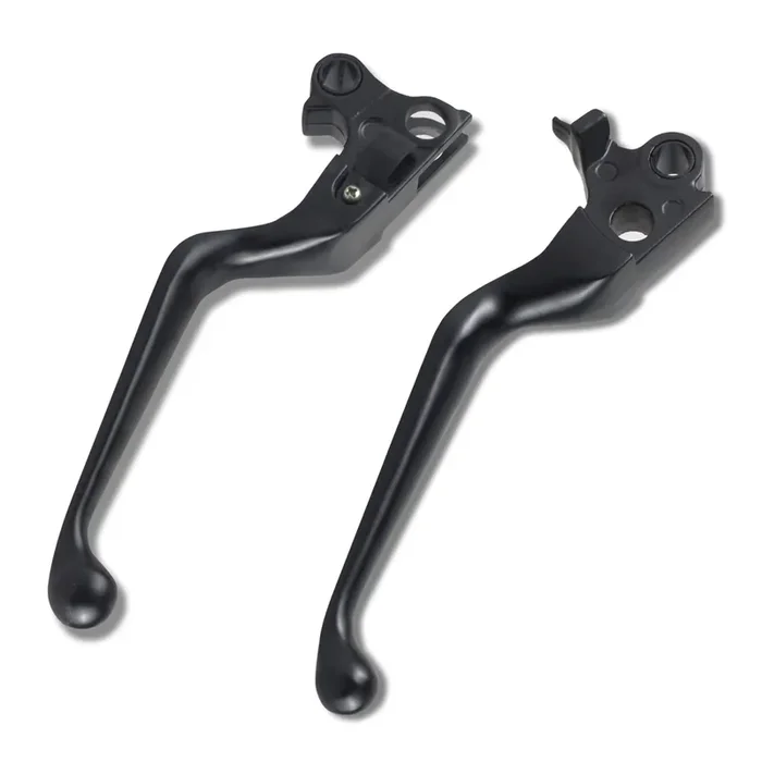 Nthreeauto Black Brake Clutch Lever Hand Levers Compatible With Harley Sportster 883 1200 Dyna Softail Electra Glide Road King Touring Fat Bob