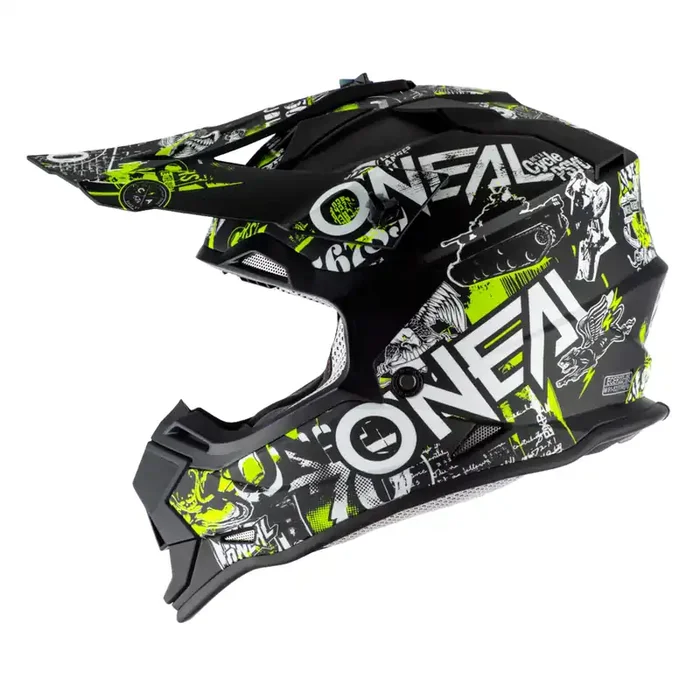 O‘Neal – 0200-472 2Srs Youth Helmet Attack, Black/Neon Yellow, S