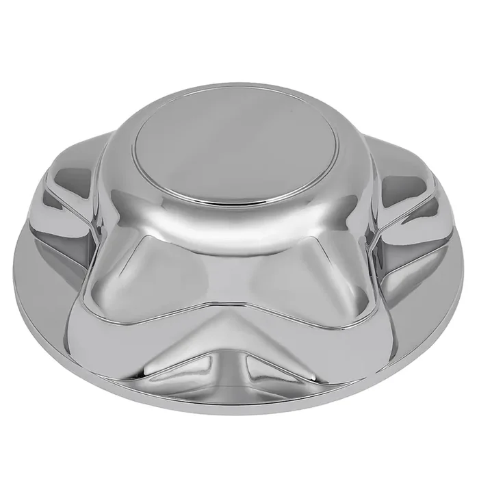 Ocpty 1 Pack 7 Inch Chrome Center Hub Cap With 5-Lug Steel Wheel Silver Center Cap Cover