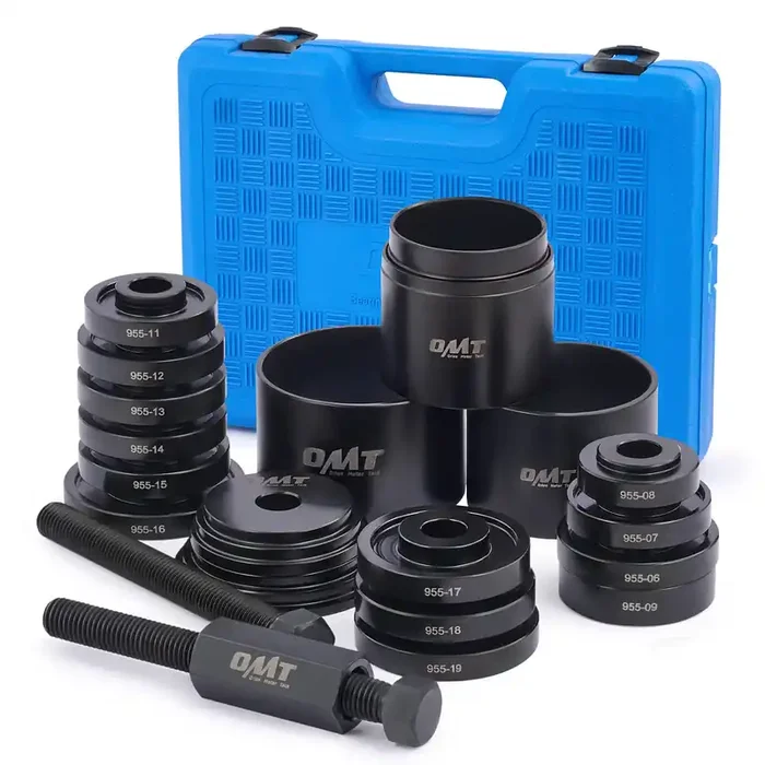 Orion Motor Tech Wheel Bearing Press Kit For Front Wheel Drive Bearing Removal & Installation, 24Pc Wheel Bearing Puller Tool Se
