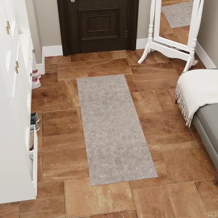 Ottomanson Solid Design Non-Slip Rubberback 3X7 Indoor/Outdoor Runner Rug For Hallway, Kitchen, Living Room, Garage, Patio, 3‘ X