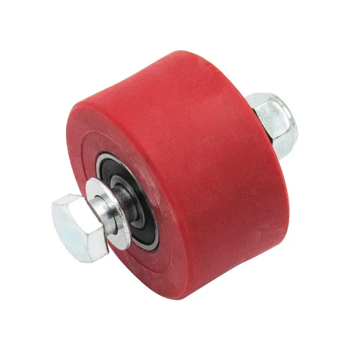 Outlaw Racing Or3078R Chain Roller Guide 43X24Mm Compatible With Honda Cr125R Cr250R Yamaha Yz490 – (Red)