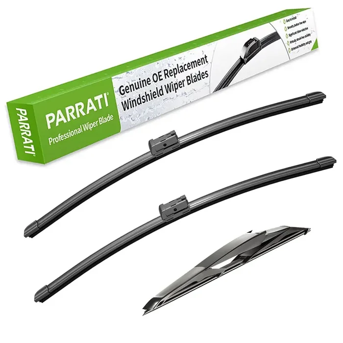 Parrati High Performance Premium All-Season Automotive Windshield Wipers With Rear Wiper Blades Replacement For 2007-2012 Acadia