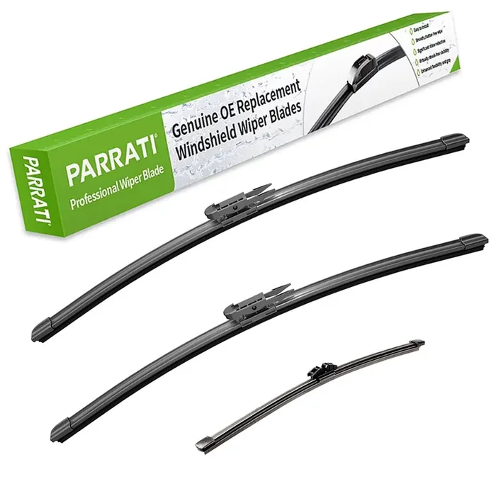 Parrati High Performance Premium All-Season Automotive Windshield Wipers With Rear Wiper Blades Replacement For 2016 2017 2018 L