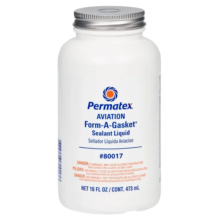 Permatex 80017 Aviation Form-A-Gasket No. 3 Sealant, 16 Oz. , Brown