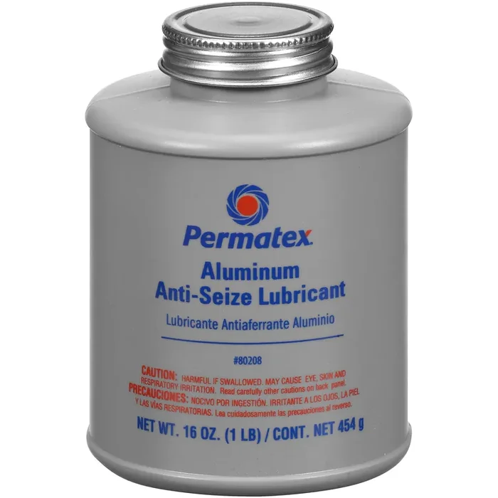Permatex 80208 Anti-Seize Lubricant With Brush Top Bottle Prevents Galling, Corrosion, Seizing, Refined Blend Aluminum, Copper,