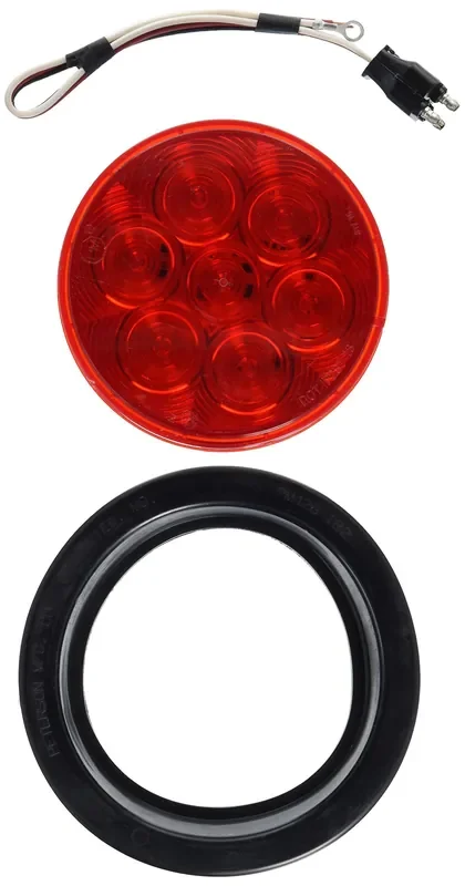 Peterson Manufacturing V826Kr-7 Led Groom Mount (S/T/T, Round, 7 Diode, Pl3 Housing Kit (4‘), 1 Pack
