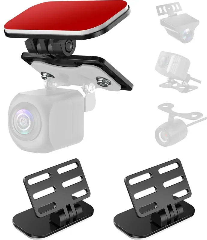 Pixelman Universal Rear Camera Mount,(Adhesive-2Pcs) Backup Camera Bracket Rear Dash Cam Windshield Mount, Car Rear Camera Backu