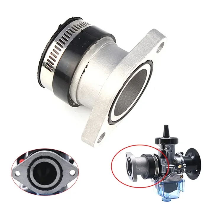 Plsusjhao Carburetor Carb Intake Manifold Boot Joint Adapter Carburetor Replacement For Yamaha Wolverine 350 Yfm350X 1999-2005 Big Bear 350 4X4 Atv Powersports Fuel Manifolds 4Kb-13586-01-00