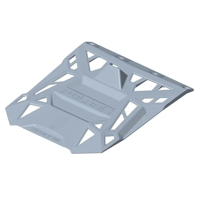 Polaris Snowmobile Snow Flap With Holes, Gloss Black, Genuine Oem Part 5456130-070, Qty 1