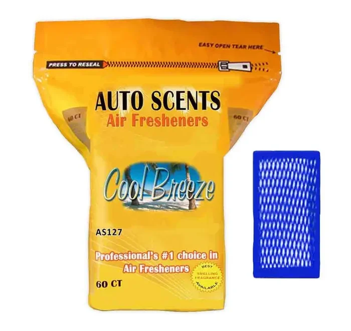 Professional Air Freshener Pads – Remove The Worst Smells With These Heavy Duty Pads (60 Pads Per Pack) (Cool Breeze)