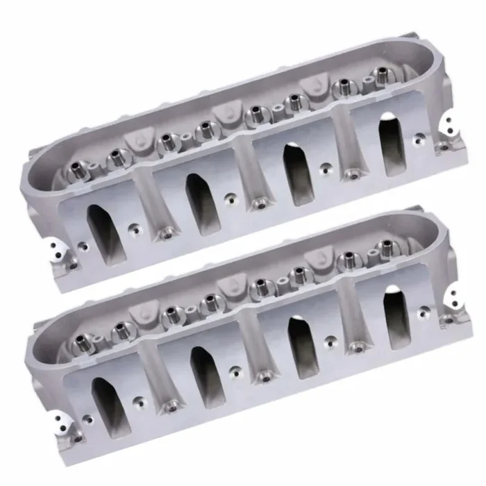PROWORX SMALL BLOCK CHEVY LS ALUMINIUM CYLINDER HEADS CATHEDRAL PORT 64cc