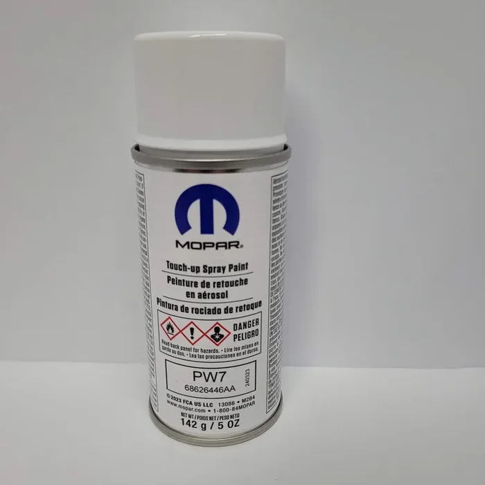 Pw7 Bright White Chrysler Dodge Jeep Ram Touch Up Paint Spray Aerosol Mopar 5Oz