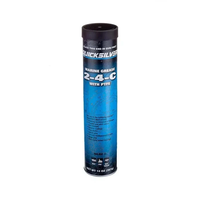 Quicksilver 802863Q1 2-4-C Marine Grease/Lubricant With Ptfe – 14 Oz. Cartridge