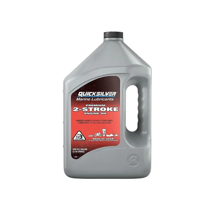 Quicksilver Premium 2-Stroke Engine Oil – Outboards, Pwcs, Snowmobiles And Motorcycles – 1 Gallon