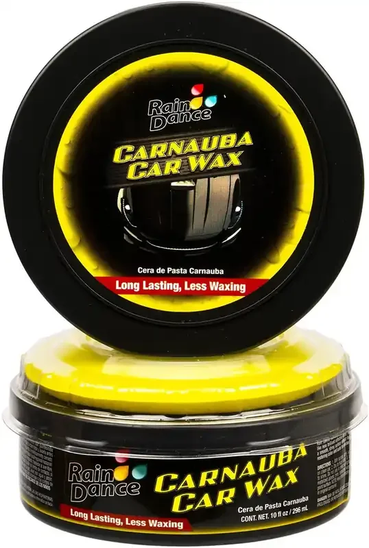 Rain Dance Carnauba Car Wax – 10 Fl Oz – Smoothens Fine Scratches Creating Brialliant And Shiny Surface