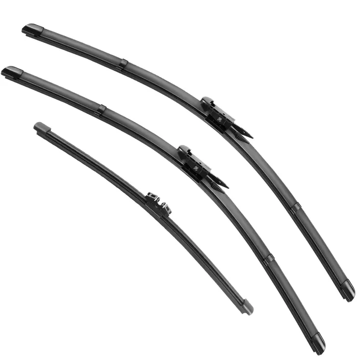 Raintok Windshield Wiper Blade Set Replacement For 2011-2022 Ford Explorer And Rear Windshield Wiper Blade-26‘/22‘/11‘ (Set Of 3) Pinch Tab