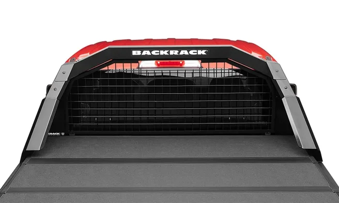 Realtruck Backrack Cab Safety Screen Black, No Drill Sc9002 Fits 2019-2024 Chevrolet/Gmc Silverado/Sierra 1500; 2022 Chevr