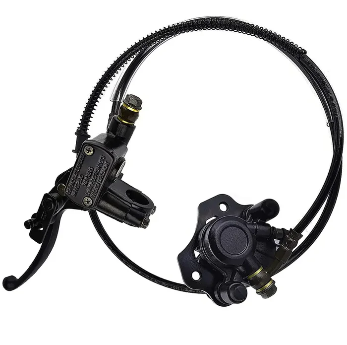 Rear Brake Master Cylinder Caliper Assembly For Atv Quad 50Cc 70Cc 90Cc 110Cc 125Cc Taotao Sunl Buyang Roketa Nst Doodlebug Rear Hand Hydraulic Disc Brake Master Cylinder Caliper