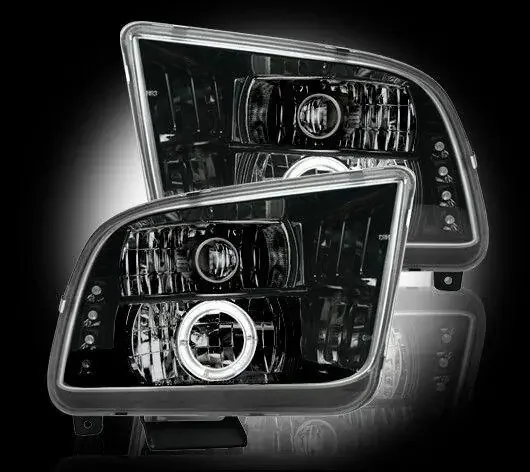 Recon 05-09 Mustang SMOKED Projector Headlights
