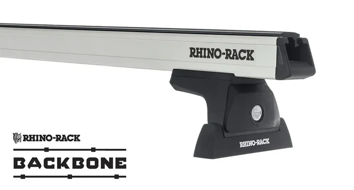 Rhino-Rack JA6391 Heavy Duty RLT600 Silver 3 Bar Rhino-Rack Backbone Roof Rack