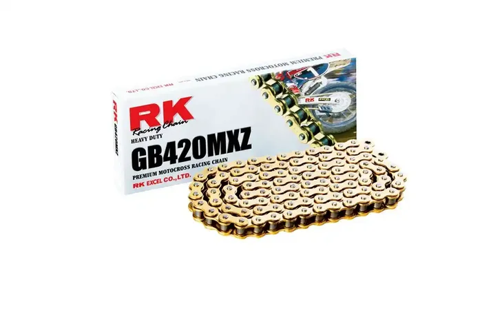 Rk 420Mxz Chain 420X110 – Fits Honda Crf80F 2004-2009, Gold